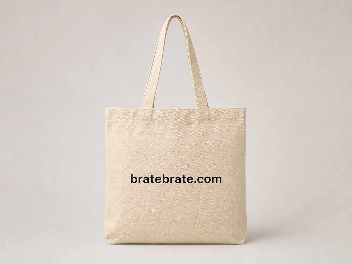 Platnena torba — plava brate
